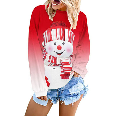 Tailored Womens Christmas Long Sleeve Sweatshirt Dyed CartoonSnowman Printed Pullover
Tailored Womens Christmas Long Sleeve Sweatshirt Dyed CartoonSnowman Printed Pullover