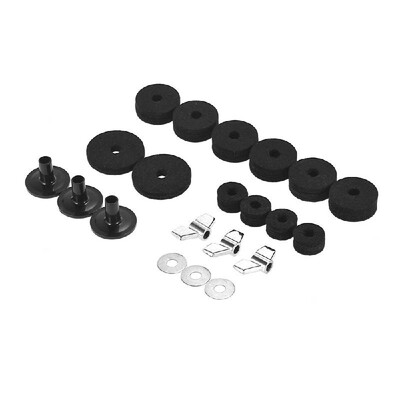 Pack of 21 PCS Drumset Kit Accessories Cymbal Stand Felts Hi-Hat Clutch Felts Hi Hat Cup Felts Cymbal Wing Nuts Cymbal Sleeves and
Pack of 21 PCS Drumset Kit Accessories Cymbal Stand Felts Hi-Hat Clutch Felts Hi Hat Cup Felts Cymbal Wing Nuts Cymbal Sleeves and