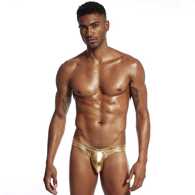 Tailored Fashion Hot Stamping Patent Leather Imitation Leather Letter Briefs Mens Boxers
Tailored Fashion Hot Stamping Patent Leather Imitation Leather Letter Briefs Mens Boxers