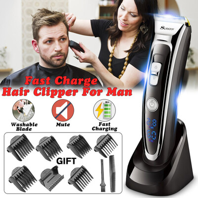 Professional Hair Clipper Digital Hair Trimmer Rechargeable Electric Cordless Mens Hair Cutting Machine Beard Trimer Drop Ship
Professional Hair Clipper Digital Hair Trimmer Rechargeable Electric Cordless Mens Hair Cutting Machine Beard Trimer Drop Ship