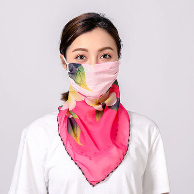 19 summer sun protection neck chiffon mask female flowers antique elegant printing breathable mask square towel factory direct sales
19 summer sun protection neck chiffon mask female flowers antique elegant printing breathable mask square towel factory direct sales