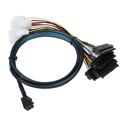 Greensen Cabledeconn Mini SAS Line SFF-8643 to SFF-8482 Data Sync Hard Disk Transmission Cable
Greensen Cabledeconn Mini SAS Line SFF-8643 to SFF-8482 Data Sync Hard Disk Transmission Cable