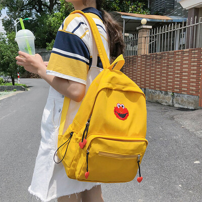 Ins wind girl bag female 2019 new fashion canvas backpack Korean version of the high-capacity high school student backpack
Ins wind girl bag female 2019 new fashion canvas backpack Korean version of the high-capacity high school student backpack