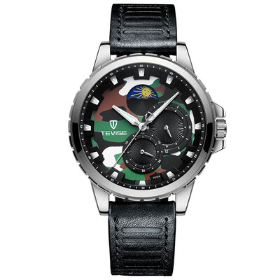 TEVISE T815A Stainless Steel Watch Wrist Watch Top Brand Luxury Quartz Watch Men Casual Leather Luminous Waterproof Moon phase Wat
TEVISE T815A Stainless Steel Watch Wrist Watch Top Brand Luxury Quartz Watch Men Casual Leather Luminous Waterproof Moon phase Wat