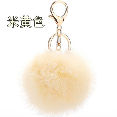 Rabbit hair ball key ring car with 8 cm plush accessories female key chain cute fur bag pendant lobster clasp
Rabbit hair ball key ring car with 8 cm plush accessories female key chain cute fur bag pendant lobster clasp