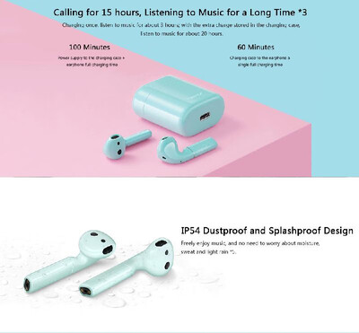 Honor CM-H2S FlyPods Wireless Earphone BT50 IP54 Waterproof Headphones Hi-Fi Double Tap Control Wireless Charging Headset with Mi
Honor CM-H2S FlyPods Wireless Earphone BT50 IP54 Waterproof Headphones Hi-Fi Double Tap Control Wireless Charging Headset with Mi