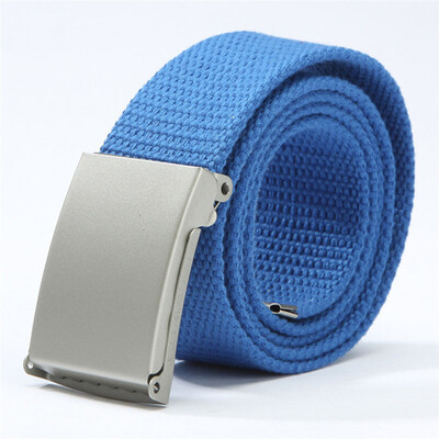 2019 New Fashion Men Women General belts Canvas Unisex Candy Color belt Solid Buckle Military belts For Jeans Cowboy Pants 110cm
2019 New Fashion Men Women General belts Canvas Unisex Candy Color belt Solid Buckle Military belts For Jeans Cowboy Pants 110cm