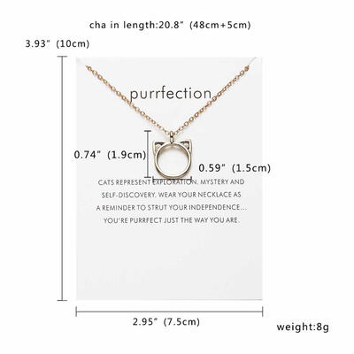 10 Styles Fashion Jewelry Women Pendant Necklace Cat Ear Angel Wings Bird Animal Circle Geometric Charm Clavicle Chains Collar
10 Styles Fashion Jewelry Women Pendant Necklace Cat Ear Angel Wings Bird Animal Circle Geometric Charm Clavicle Chains Collar