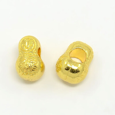 Russian Dolls Tibetan Style European Beads Large Hole Beads Cadmium Free & Lead Free Golden 13x8x95mm Hole 5mm
Russian Dolls Tibetan Style European Beads Large Hole Beads Cadmium Free & Lead Free Golden 13x8x95mm Hole 5mm