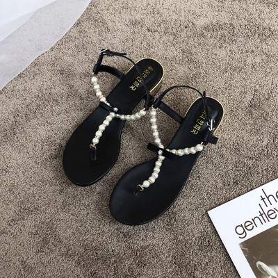 Sandals Fairy Wind Summer High-heeled Womens Shoes Pearl Water Drill Heavy-heeled Herringbone Pinch
Sandals Fairy Wind Summer High-heeled Womens Shoes Pearl Water Drill Heavy-heeled Herringbone Pinch