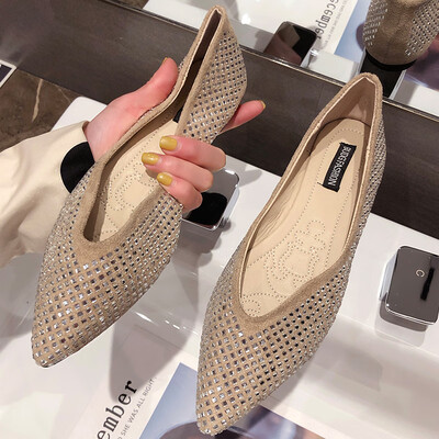 Pointed flat sole single shoe female spring&summer retro shallow mouth drill single shoe soft sole flat sole casual shoe
Pointed flat sole single shoe female spring&summer retro shallow mouth drill single shoe soft sole flat sole casual shoe