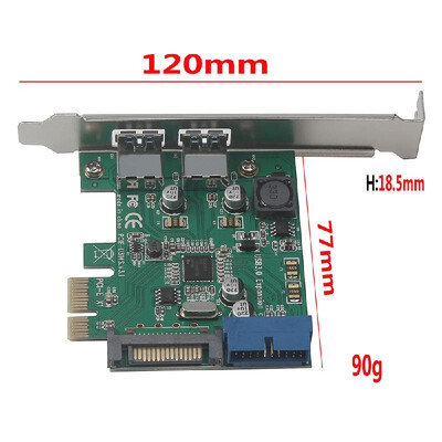 PCI-E to USB 30 High Speed Expansion Card 19-PIN PCI Express Adapter Converter Card For Desktop PC
PCI-E to USB 30 High Speed Expansion Card 19-PIN PCI Express Adapter Converter Card For Desktop PC