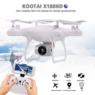 KOOTAI X180H 20mins Flight Drone Altitude Hold One Key Return RC Drone Quadcopter Kids Gift Toy
KOOTAI X180H 20mins Flight Drone Altitude Hold One Key Return RC Drone Quadcopter Kids Gift Toy