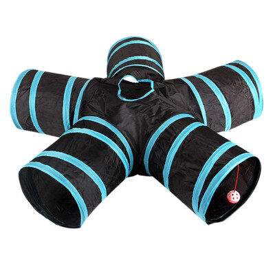 Puzzle Toy Cat Tunnel 5 Way Collapsible Portable Pet Play Tube With Ball For Kittens
Puzzle Toy Cat Tunnel 5 Way Collapsible Portable Pet Play Tube With Ball For Kittens