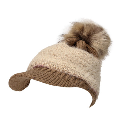 Tailored Women Hairball Stitching Color Winter Keep Warm Crochet Ski Hat Braided Cap
Tailored Women Hairball Stitching Color Winter Keep Warm Crochet Ski Hat Braided Cap