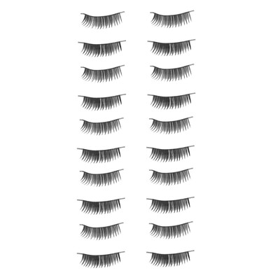 10 Pairs Natural Black Fiber Thick Soft Comfortable False Fake Eyelashes for Women Girls Eyelash Makeup
10 Pairs Natural Black Fiber Thick Soft Comfortable False Fake Eyelashes for Women Girls Eyelash Makeup