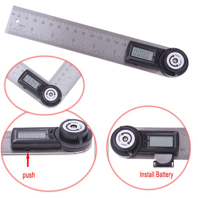 〖Follure〗Electronic 7 inch 360 Degree Digital Angle Rule Ruler Finder Meter Protractor
〖Follure〗Electronic 7 inch 360 Degree Digital Angle Rule Ruler Finder Meter Protractor
