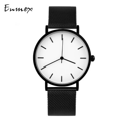 Enmex Two-Needle Light&Thin Steel Woven Quality Watch Simple Calendar Mysterious Cold Watch
Enmex Two-Needle Light&Thin Steel Woven Quality Watch Simple Calendar Mysterious Cold Watch