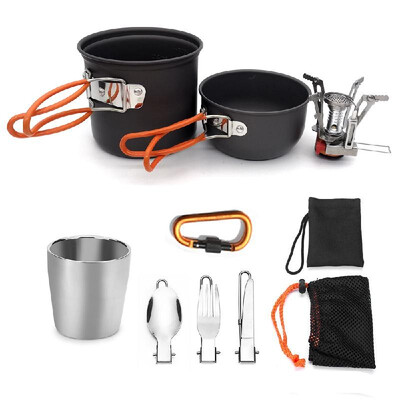 Camping Cookware Set Campfire Cooking Utensils Folding Cookset Outdoor Hiking Backpacking Pot Bowls Mesh Carry Bag
Camping Cookware Set Campfire Cooking Utensils Folding Cookset Outdoor Hiking Backpacking Pot Bowls Mesh Carry Bag