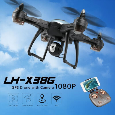 LH-X38G GPS Drone with Camera 1080P WiFi FPV Drone Auto Following Altitude Hold RC Quadcopter
LH-X38G GPS Drone with Camera 1080P WiFi FPV Drone Auto Following Altitude Hold RC Quadcopter