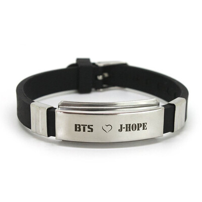Kpop BTS Equal Heel Stainless Steel Silicone Bracelet Wrist Belt Hand Chain Sport Couple Bracelet Hot Gift for Fans
Kpop BTS Equal Heel Stainless Steel Silicone Bracelet Wrist Belt Hand Chain Sport Couple Bracelet Hot Gift for Fans