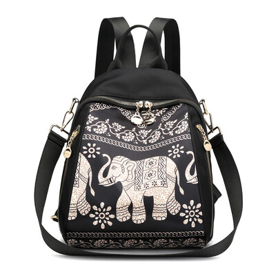 Double shoulder bag female Oxford leisure fashion printing travel canvas small backpack Korean version 100
Double shoulder bag female Oxford leisure fashion printing travel canvas small backpack Korean version 100