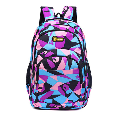 Oxford cloth backpack Geometric printing outdoor leisure backpack large capacity wind shoulder bag
Oxford cloth backpack Geometric printing outdoor leisure backpack large capacity wind shoulder bag