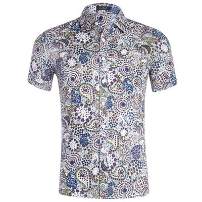 Tailored Summer Casual Fashion Mens 3D Color Print Trend Color Short-sleeved Shirt Blouse
Tailored Summer Casual Fashion Mens 3D Color Print Trend Color Short-sleeved Shirt Blouse