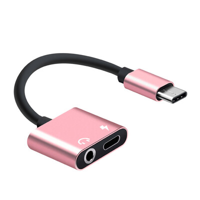 2 in 1 Type-C Audio Charging Adapter Type C to 35mm Earphone for Listening Music Charging USB-C Converter For Letv 2 Xiaomi Huawe
2 in 1 Type-C Audio Charging Adapter Type C to 35mm Earphone for Listening Music Charging USB-C Converter For Letv 2 Xiaomi Huawe