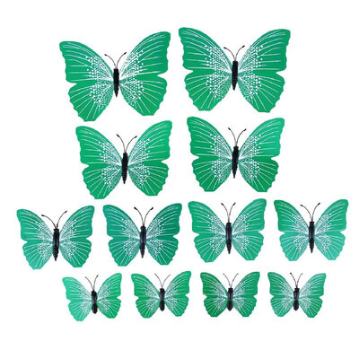 12Pcs Wall Stickers PVC Butterfly Shape Wall Decal Sticker Home Living Room Nursery Refrigerator Stickers DIY Art Decoration Outdo
12Pcs Wall Stickers PVC Butterfly Shape Wall Decal Sticker Home Living Room Nursery Refrigerator Stickers DIY Art Decoration Outdo