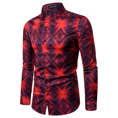 Toponeto Mens Ethnic Style Vintage Printing Slim Long Sleeve Dress Shirt Blouse Tops 
Toponeto Mens Ethnic Style Vintage Printing Slim Long Sleeve Dress Shirt Blouse Tops