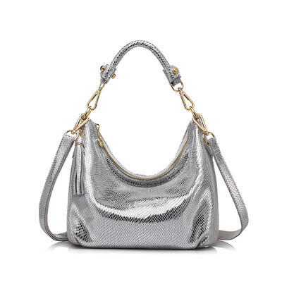 REALER women genuine leather shoulder bag serpentine pattern small handbag casual tote bag lady crossbody bag GoldSilver
REALER women genuine leather shoulder bag serpentine pattern small handbag casual tote bag lady crossbody bag GoldSilver