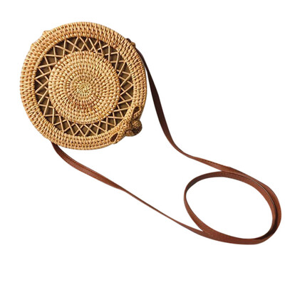 Round Straw Bag Handmade Rattan Woven Retro Straw Rope Knitted Women Crossbody Bohemia Summer Beach Handbag T35
Round Straw Bag Handmade Rattan Woven Retro Straw Rope Knitted Women Crossbody Bohemia Summer Beach Handbag T35