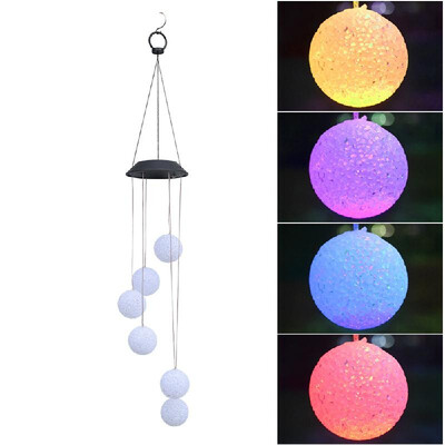 Solar Power Wind Bell Lights Color Changing Wind Chimes Spiral Spinner Portable Wind Mobile Waterproof for Patio Yard Garden Home
Solar Power Wind Bell Lights Color Changing Wind Chimes Spiral Spinner Portable Wind Mobile Waterproof for Patio Yard Garden Home