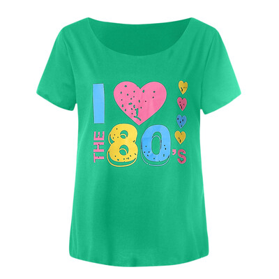 Nomeni Women Summer O-Neck 80S Printed Short Sleeve Loose Casual Tops T-Shirt Blouse
Nomeni Women Summer O-Neck 80S Printed Short Sleeve Loose Casual Tops T-Shirt Blouse