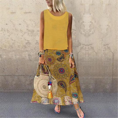 Women Cotton Linen Boho Floral Casual Baggy Tunic Dress Summer Beach Sundress
Women Cotton Linen Boho Floral Casual Baggy Tunic Dress Summer Beach Sundress
