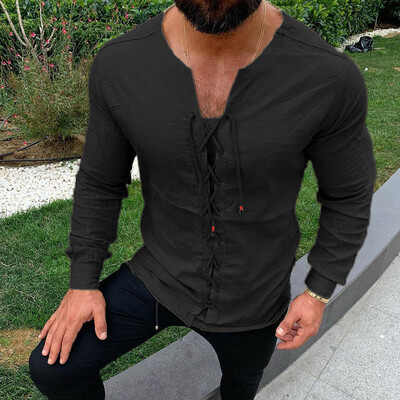 Toponeto Fashion Mens Casual Bandge V-Neck Button Solid Shirt Long Sleeve Top Blouse
Toponeto Fashion Mens Casual Bandge V-Neck Button Solid Shirt Long Sleeve Top Blouse
