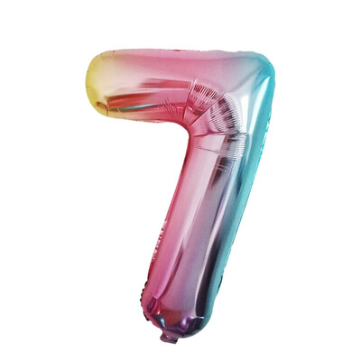Tailored 40 Inch Rainbow Gradient Number 0-9 Foil Digital Balloons For Birthday Party
Tailored 40 Inch Rainbow Gradient Number 0-9 Foil Digital Balloons For Birthday Party