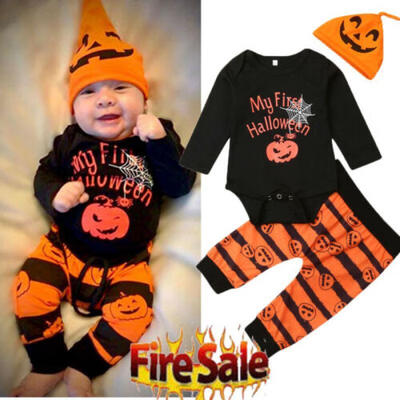 Newborn Baby Girls Boys My 1st Halloween Bodysuit Romper Pants Outfits Costume
Newborn Baby Girls Boys My 1st Halloween Bodysuit Romper Pants Outfits Costume
