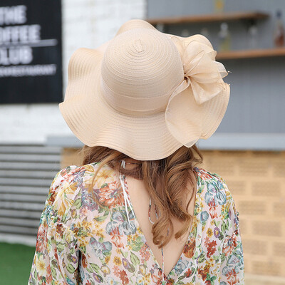 Hat Female Summer Eaves Sunhat Beach Sunshade Cap Sunscreen Recreational Korean version of bow straw hat
Hat Female Summer Eaves Sunhat Beach Sunshade Cap Sunscreen Recreational Korean version of bow straw hat