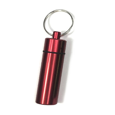 2 Pcs Portable Waterproof Pill Box Aluminum Case Bottle Cache Drug Holder Container Medicine Box With Keychain
2 Pcs Portable Waterproof Pill Box Aluminum Case Bottle Cache Drug Holder Container Medicine Box With Keychain