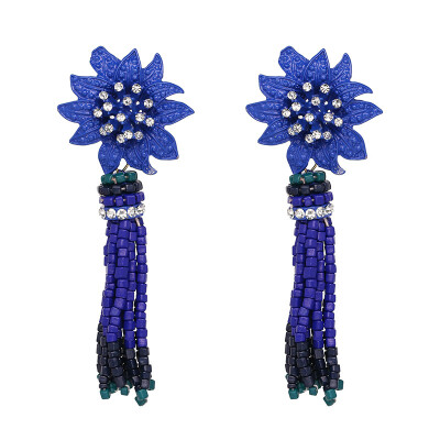 Ethnic Style Flower Color with Bohemian Colorful Beads Drop Earrings Brincos For Women Hot Sale Jewelry
Ethnic Style Flower Color with Bohemian Colorful Beads Drop Earrings Brincos For Women Hot Sale Jewelry