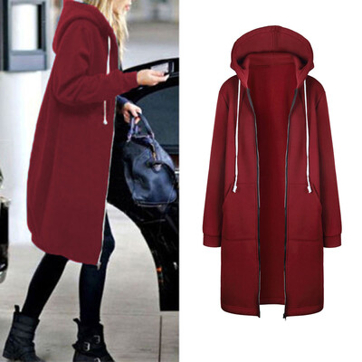 Roseonmyhand Women Warm Zipper Open Hoodies Sweatshirt Long Coat Jacket Tops Outwear
Roseonmyhand Women Warm Zipper Open Hoodies Sweatshirt Long Coat Jacket Tops Outwear