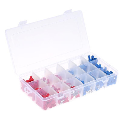 360PCS Assorted Insulated Terminals 9 Kinds Copper Crimp Electrical Wire Cable Connector Kit Spade Set
360PCS Assorted Insulated Terminals 9 Kinds Copper Crimp Electrical Wire Cable Connector Kit Spade Set