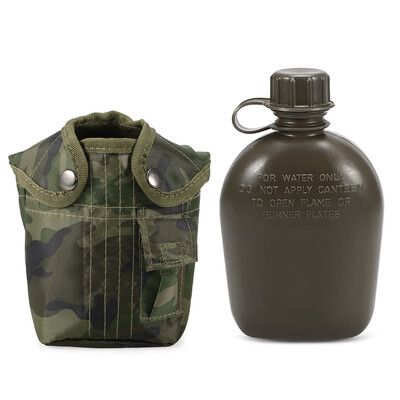 Outdoor Military Canteen Bottle Camping Hiking Backpacking Survival Water Bottle Kettle with Cover
Outdoor Military Canteen Bottle Camping Hiking Backpacking Survival Water Bottle Kettle with Cover