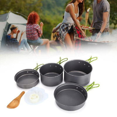 Outdoor Portable Cooking Pot for 2-3 Persons Bowl Pan Set Camping Picnic Tableware Cookware
Outdoor Portable Cooking Pot for 2-3 Persons Bowl Pan Set Camping Picnic Tableware Cookware