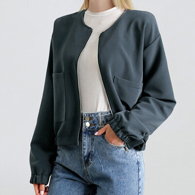 Toponeto Fashion Women Zipper Top Blouse Leisure Long Sleeve Loose Pure Color Coat
Toponeto Fashion Women Zipper Top Blouse Leisure Long Sleeve Loose Pure Color Coat