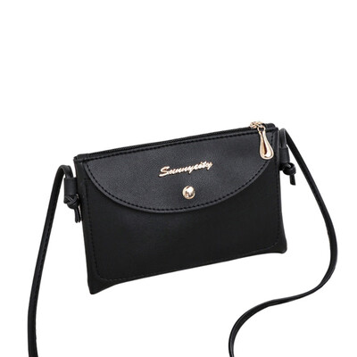 New Bag Solid Women Fashion Casual Girls Letter Metal Decorative Messenger Color Zipper Phone Shoulder Crossbody Bags
New Bag Solid Women Fashion Casual Girls Letter Metal Decorative Messenger Color Zipper Phone Shoulder Crossbody Bags