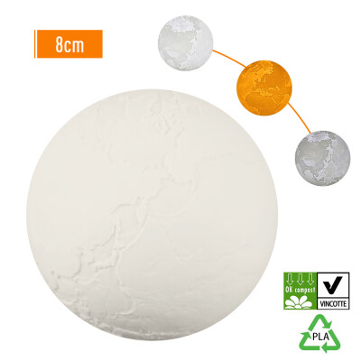 3D Printing Clap Earth Light USB Rechargeable 3-Color Dimmable Night Lamp Bedroom Decor with Wooden Stand
3D Printing Clap Earth Light USB Rechargeable 3-Color Dimmable Night Lamp Bedroom Decor with Wooden Stand