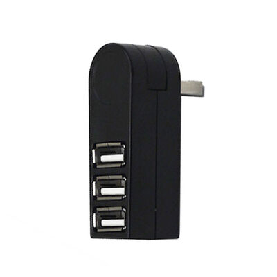 Rotate USB 20 3 Port Mini Adaptor Hub Splitter Charger Desktop PC Laptop Plug Play 500mAh
Rotate USB 20 3 Port Mini Adaptor Hub Splitter Charger Desktop PC Laptop Plug Play 500mAh
